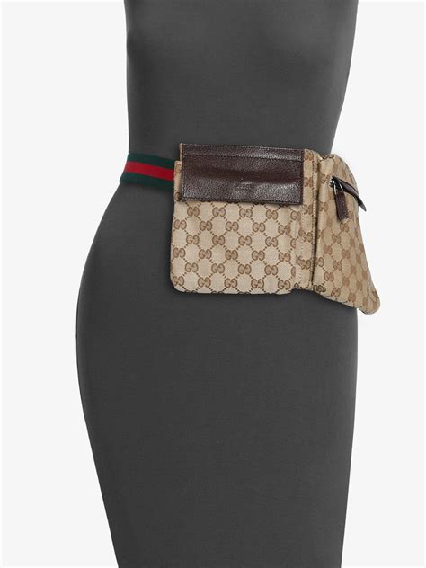 gucci waist pouch bag|gucci belt bag original price.